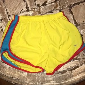 Yellow Dri-Fit Nike Shorts